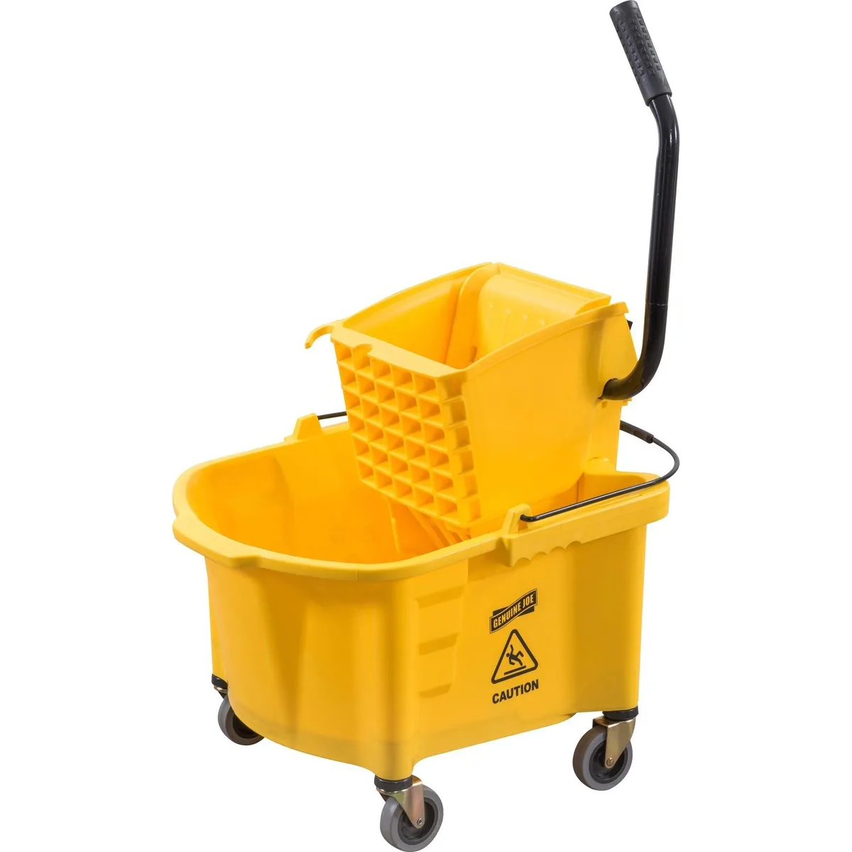 Genuine Joe Genuine Joe 60466 Mop Bucket Wringer Combo 26 qt Yellow — product photo