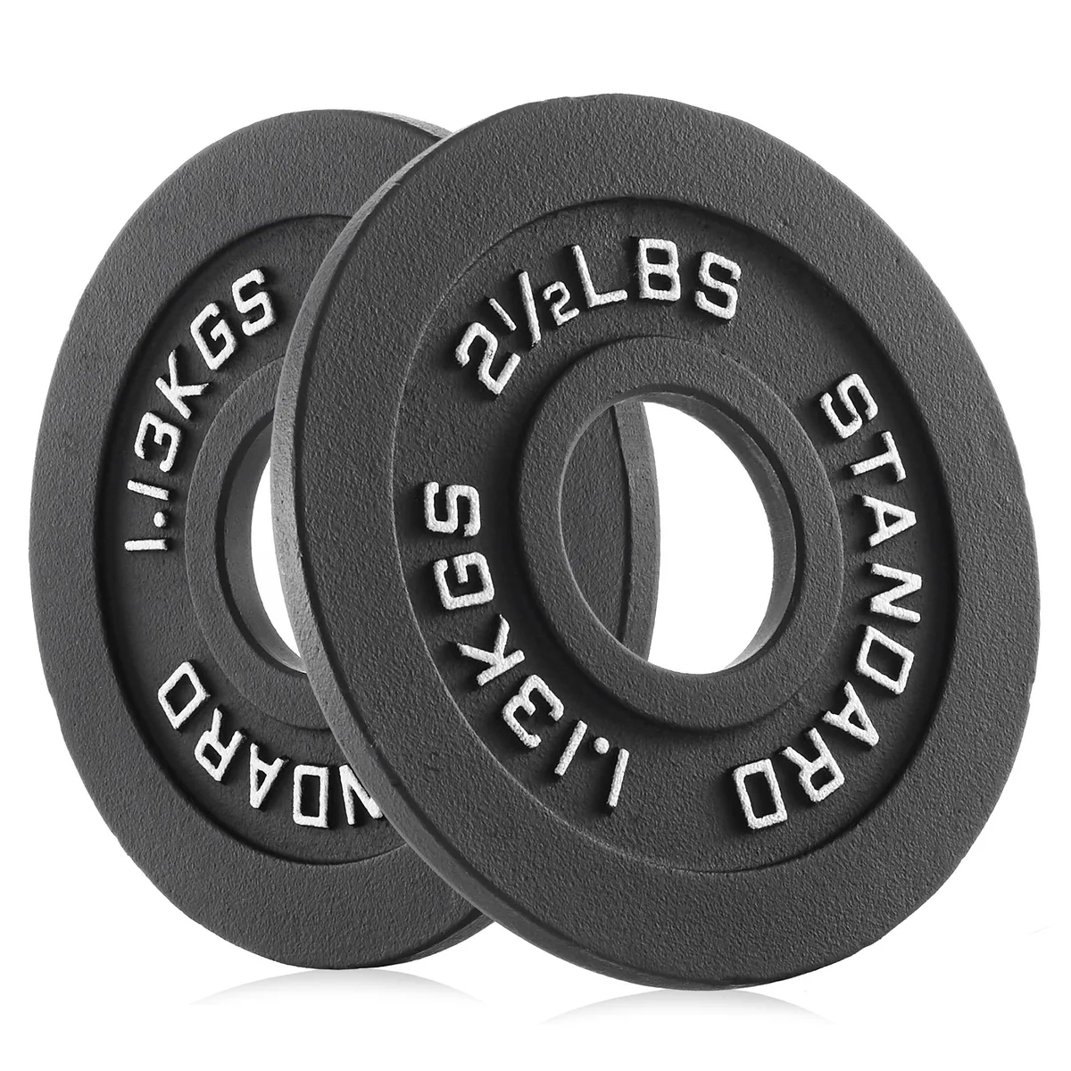 Philosophy Gym Philosophy Gym 2.5 lb Cast Iron Olympic Plate Pair — product photo