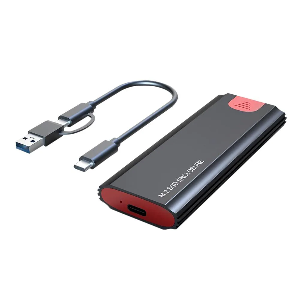YINGHUA YINGHUA M.2 NVMe SATA Enclosure USB-C Black C-C OTG — product photo