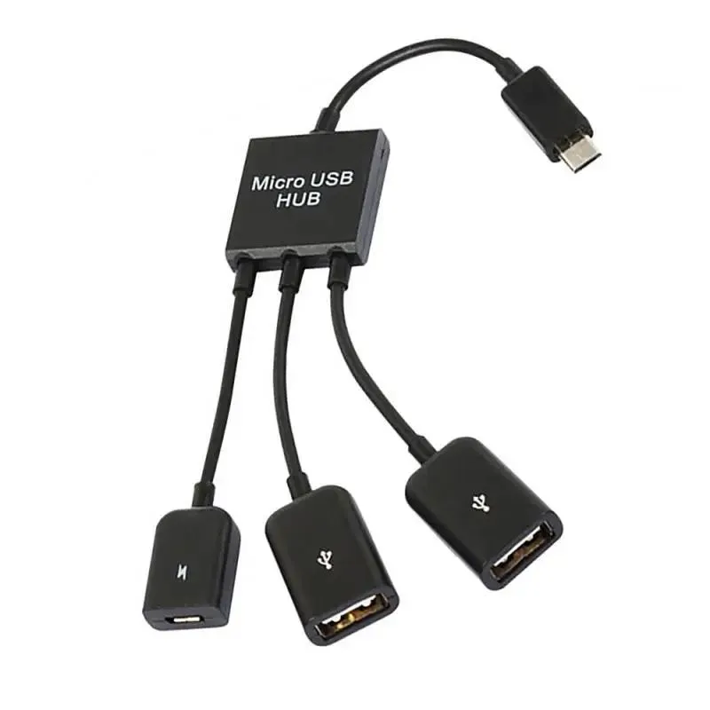 Hetai Tech Hetai Tech Micro USB to USB A OTG Adapter Cable with Charge Switch — product photo