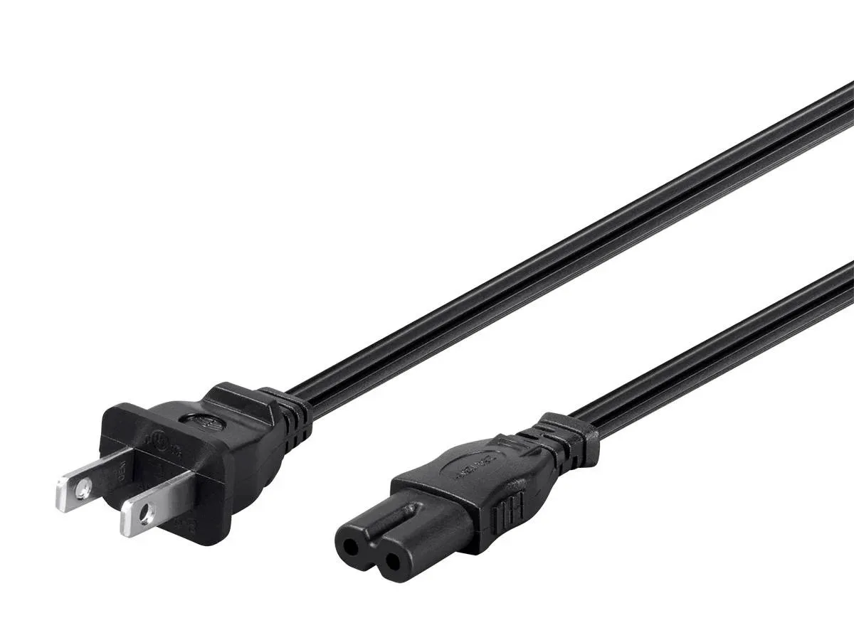 Monoprice Inc. Monoprice Inc. 107674 15ft 18AWG AC Power Cord Cable NEMA 1-15P to IEC-320-C7 — product photo