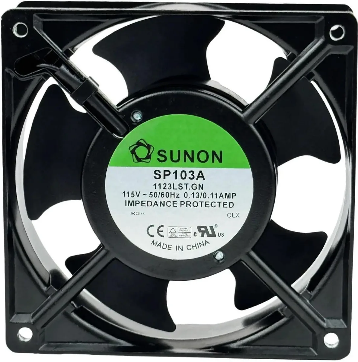Vszerda Vszerda SP103A 1123LST.GN 115V 2300RPM 120×38mm 2-pin Cooling Fan — product photo