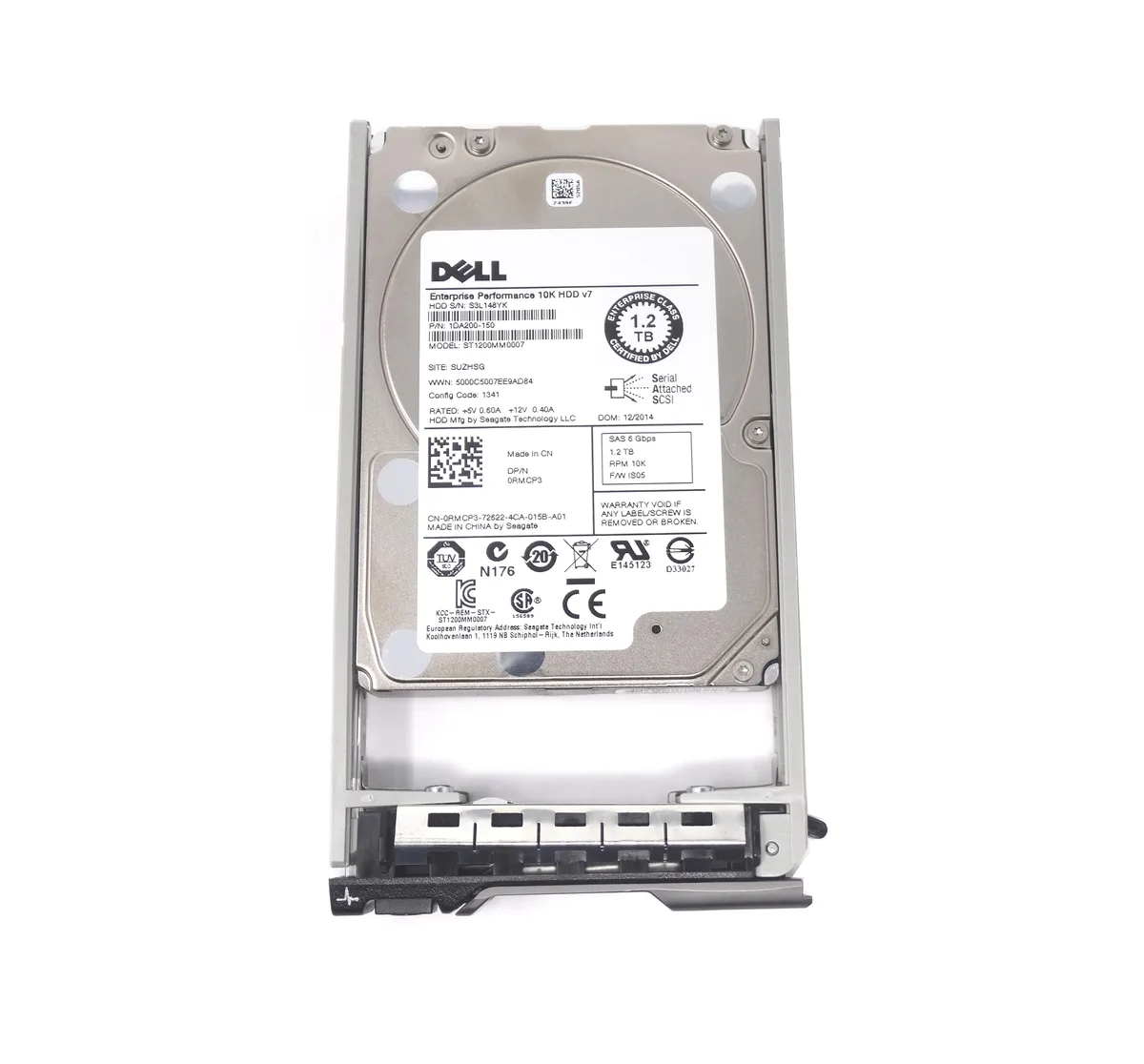 DELL DELL 1.2TB 10000 RPM 2.5" SAS internal hard drive — product photo