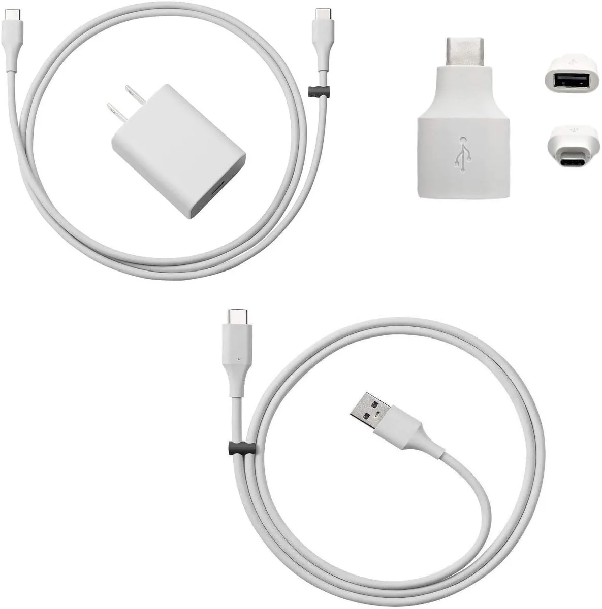 Google Google Pixel 18 W Charger Kit with USB-C Cable &amp; Adapter (4 Items) — product photo