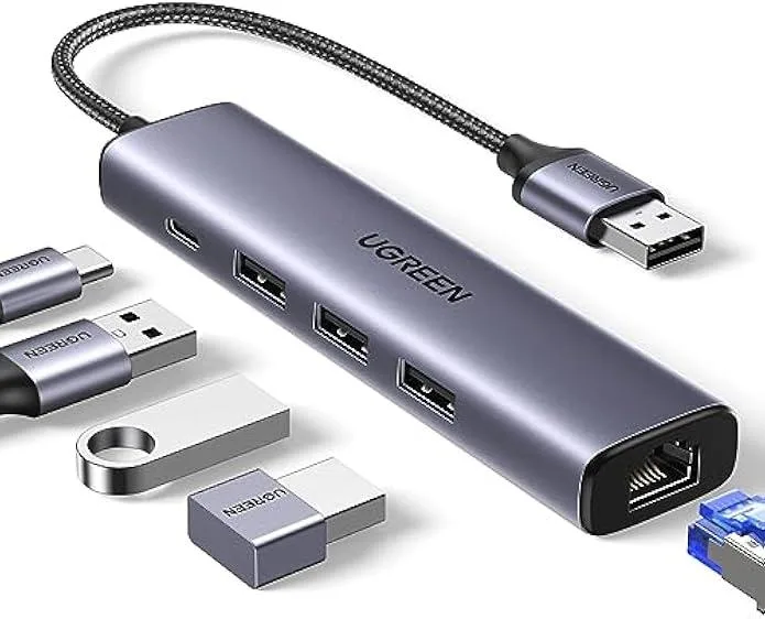 TAURKENAM TAURKENAM 5 in 1 USB 3.0 Gigabit Ethernet Hub — product photo