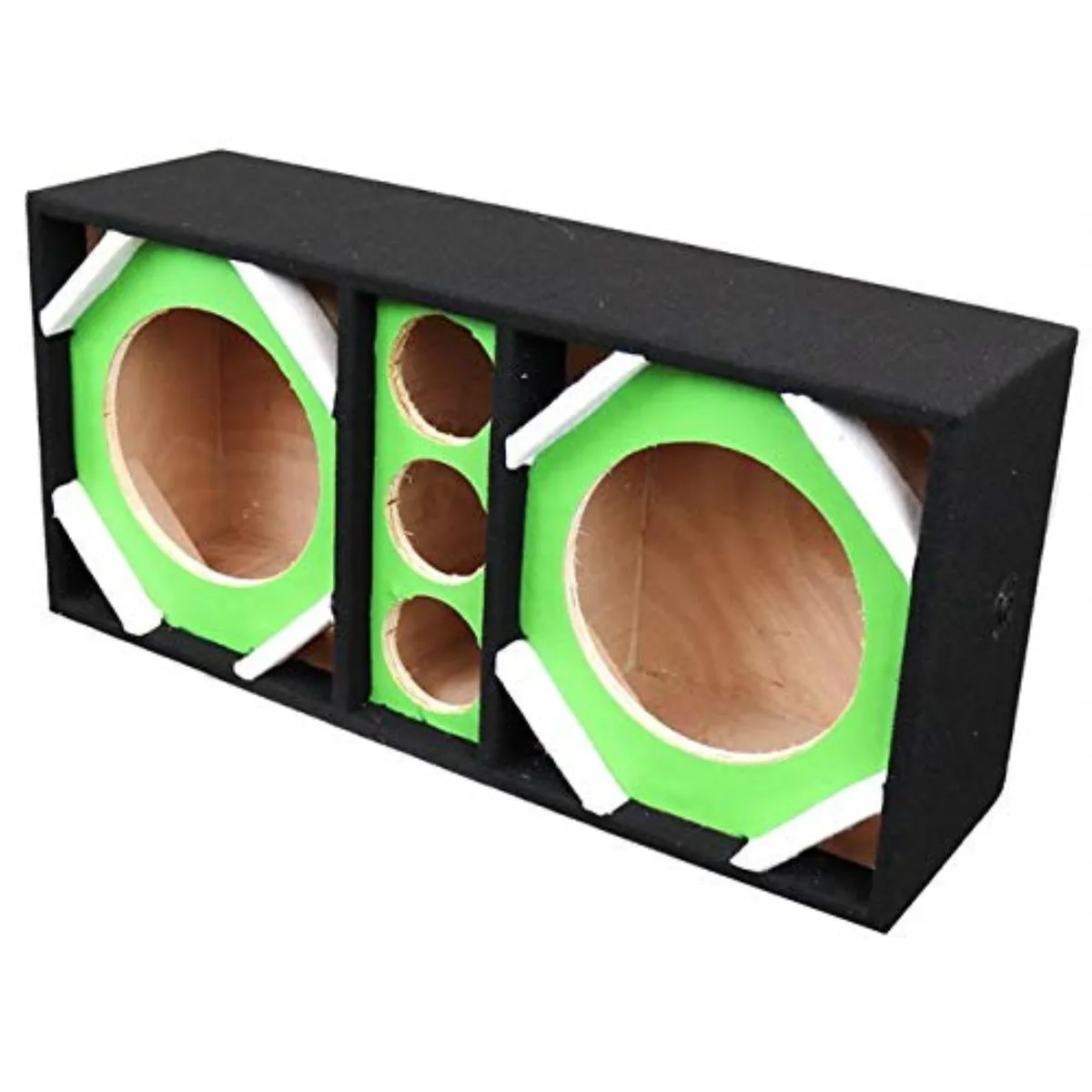 Deejay LED Deejay LED D10T3VYGREEN 10-in Woofer Enclosure Green — product photo