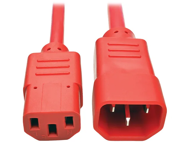 Tripp Lite Tripp Lite P004-003-ARD 3 ft 18 AWG 10A C14 to C13 power extension cord — product photo