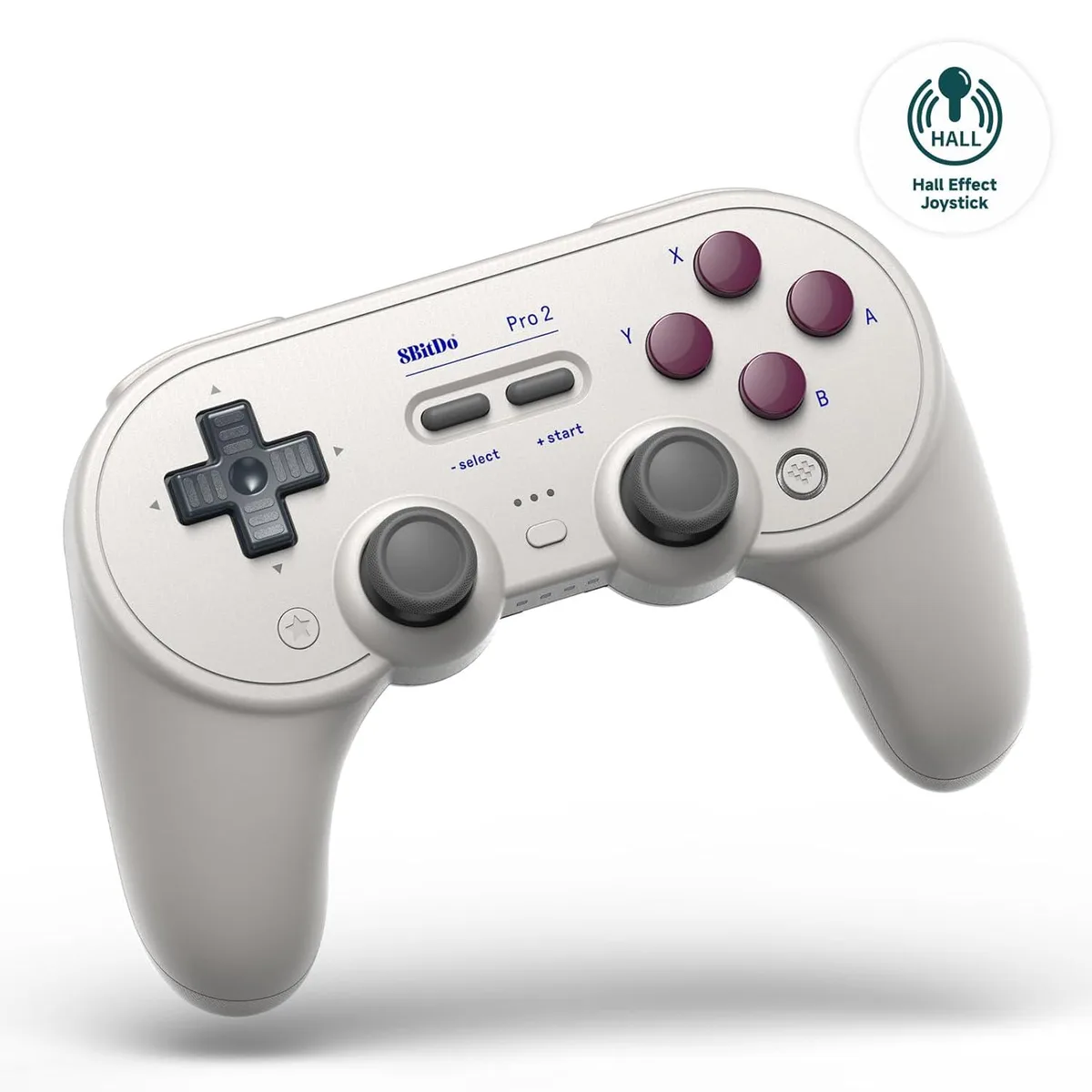 8bitdo 8bitdo 80GK02 Pro 2 Hall Effect retro gaming controller — product photo