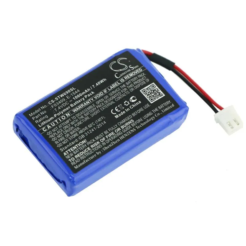 Rectangular replacement battery pack with Cameron Sino branding