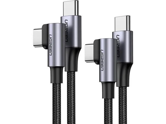 ORVIX ORVIX USB C to USB C Right Angle Cable 2 Pack 60W PD 3FT — product photo