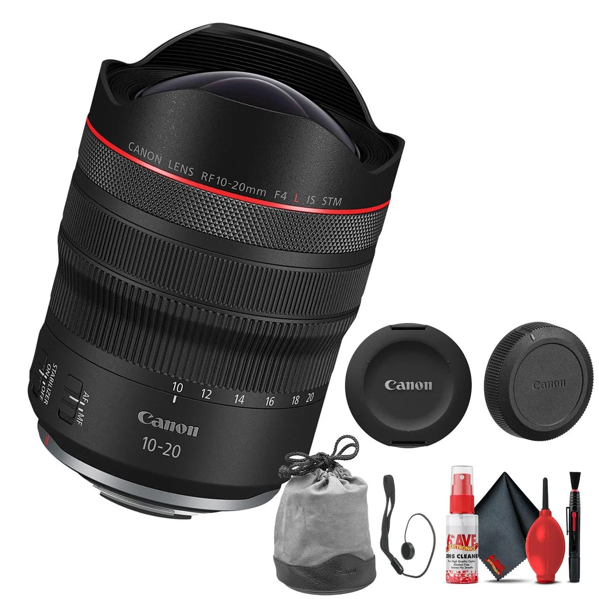Canon Canon RF 10-20mm f/4 L IS STM Lens Bundle (International Version) — product photo