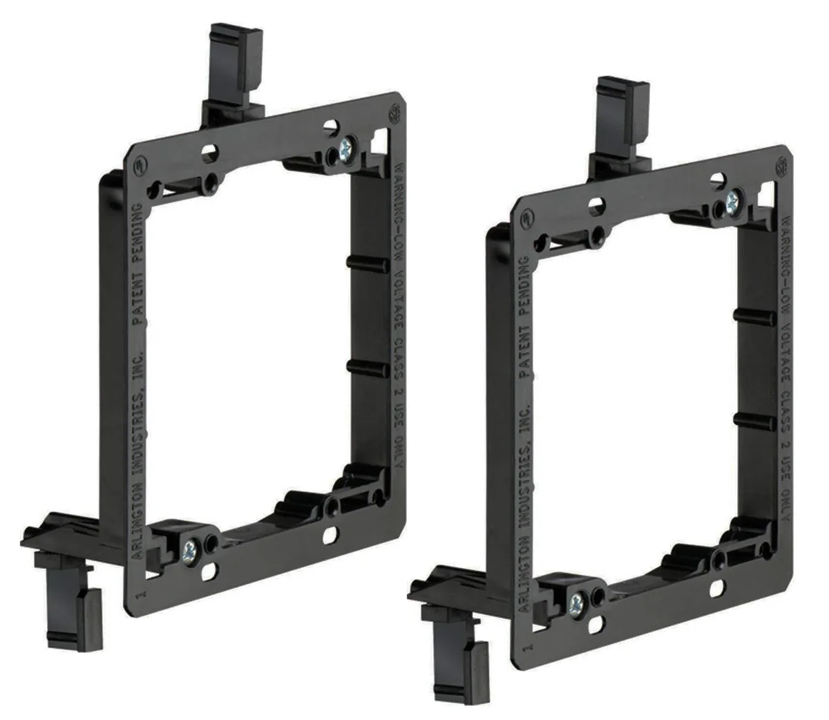 iMBAPrice iMBAPrice Dual Gang Low Voltage Mounting Bracket Black Pack of 2 — product photo