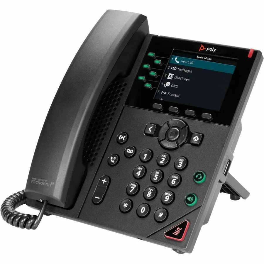 HP HP Poly VVX 350 6-Line IP Desk Phone 89B69AA#ABA — product photo