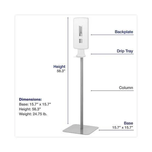Dial Dial 09495EA skin care floor stand white 15.7 x 58.3 — product photo
