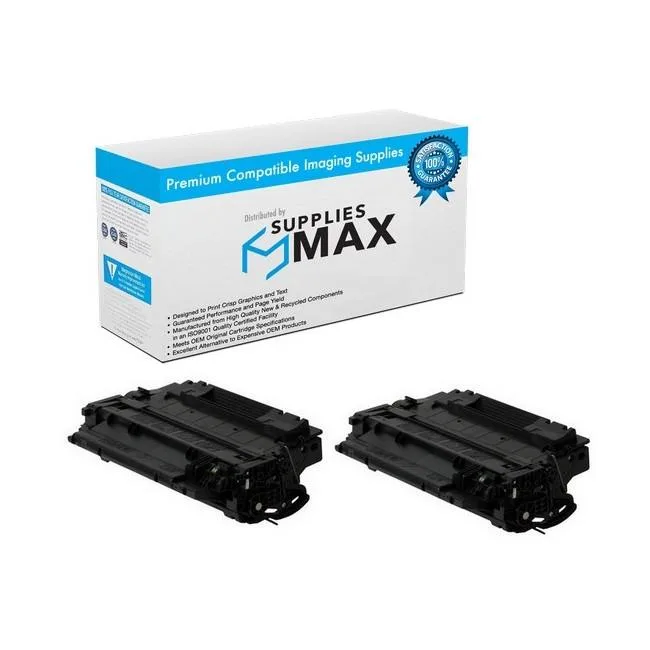 SuppliesMax SuppliesMax Compatible Black Toner Cartridge 2 Pack 12500 Page Yield CRG-324II — product photo