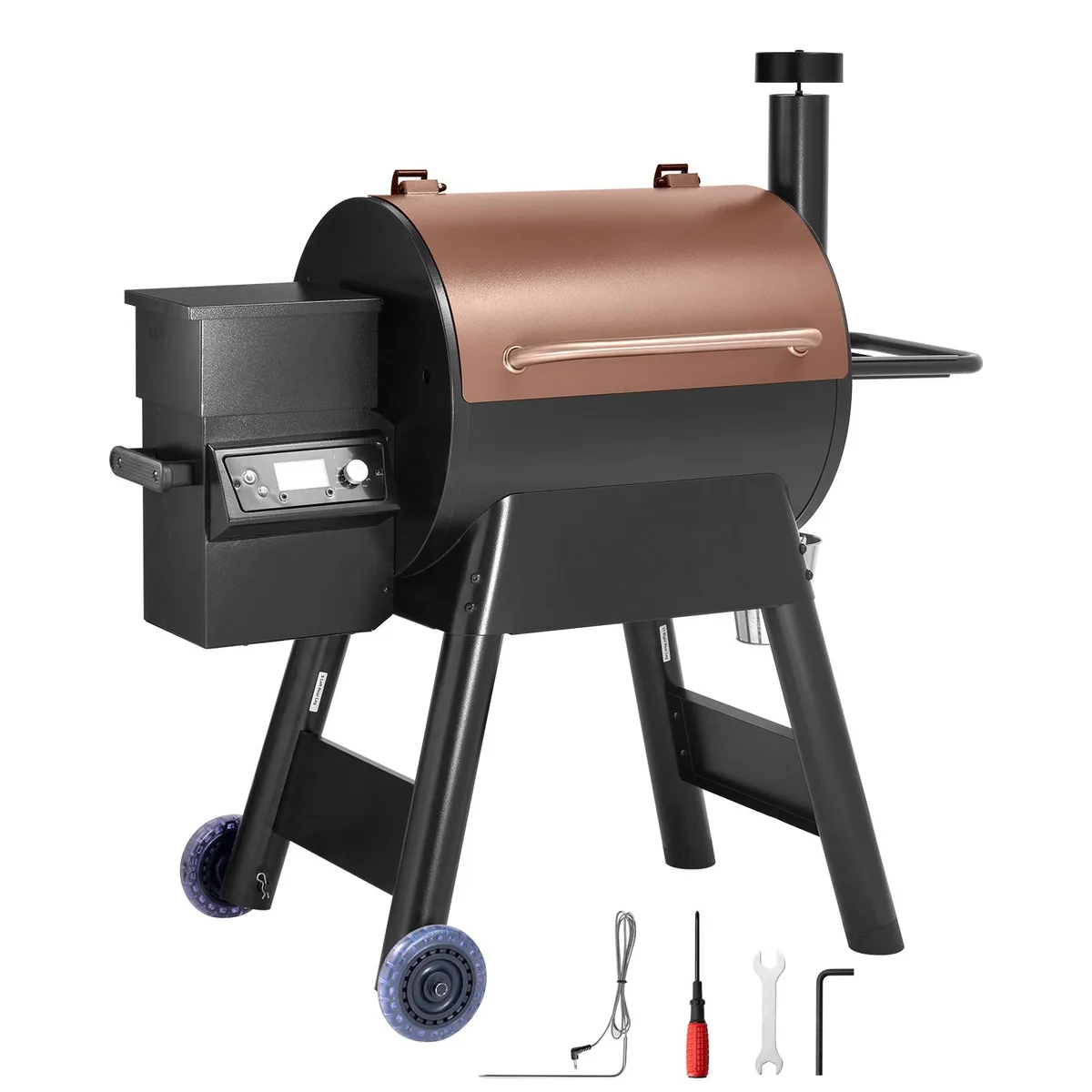 VEVOR VEVOR VA-575 Wood Pellet Grill Smoker 575 sq in Black — product photo
