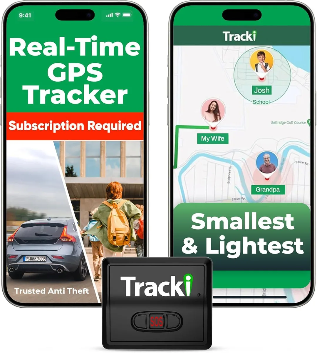  Trackimo Pro GPS Tracker 4G LTE Magnetic Mount 80 Days Battery — product photo
