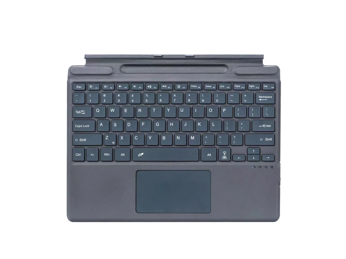 BONAEVER BONAEVER Type Cover for 13 inch Surface Pro 10/9/8/X Bluetooth Keyboard with Touchpad and Pencil Holder — product photo