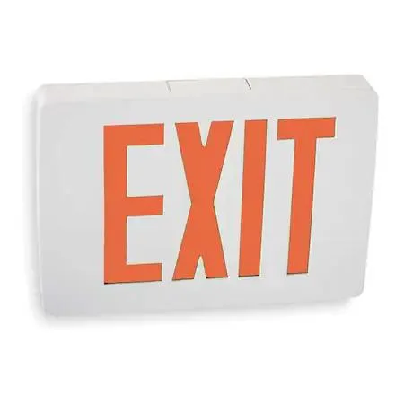 Acuity Lithonia Acuity Lithonia LQC W 1 R EL N Quantum Series Cast Aluminum LED Exit Sign Light Kit — product photo
