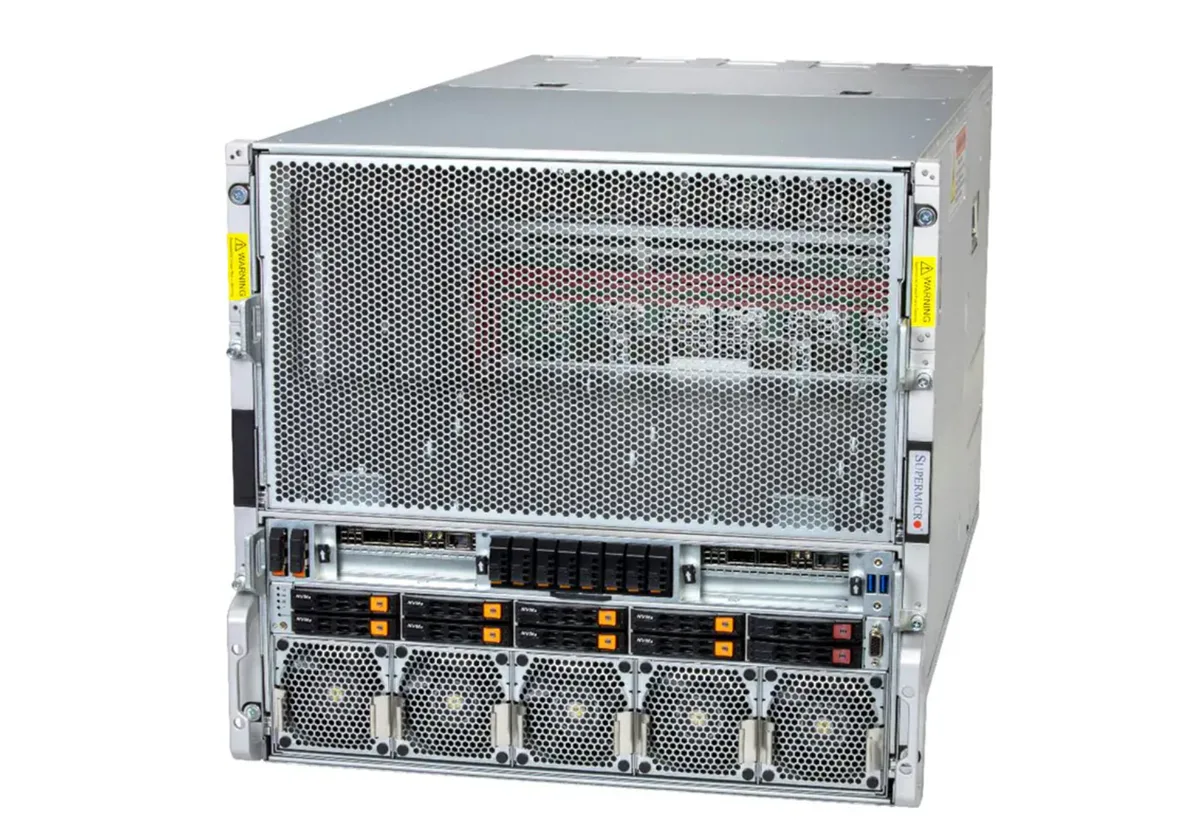 Supermicro Supermicro AS-A126GS-TNBR-G1-OTO-3 rack server Dual EPYC 9575F 64-core 3.3 GHz 8 GPU — product photo