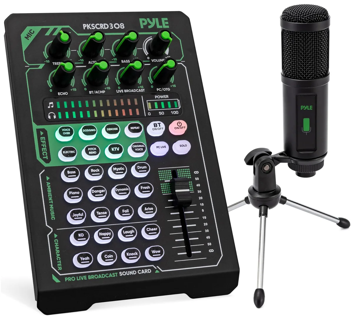  Audio-Technica PKSCRD308 Pro Sound 12 Presets 8 FX 3.5mm 6.35mm 4.2V 2.11lb — product photo