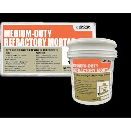 Akona Akona 104319 Medium Duty Refractory Mortar 50 lb — product photo