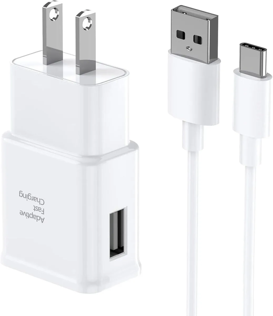 ONITOON ONITOON 15 W USB-A Wall Charger + 6.6 ft USB-A to USB-C Cable — product photo