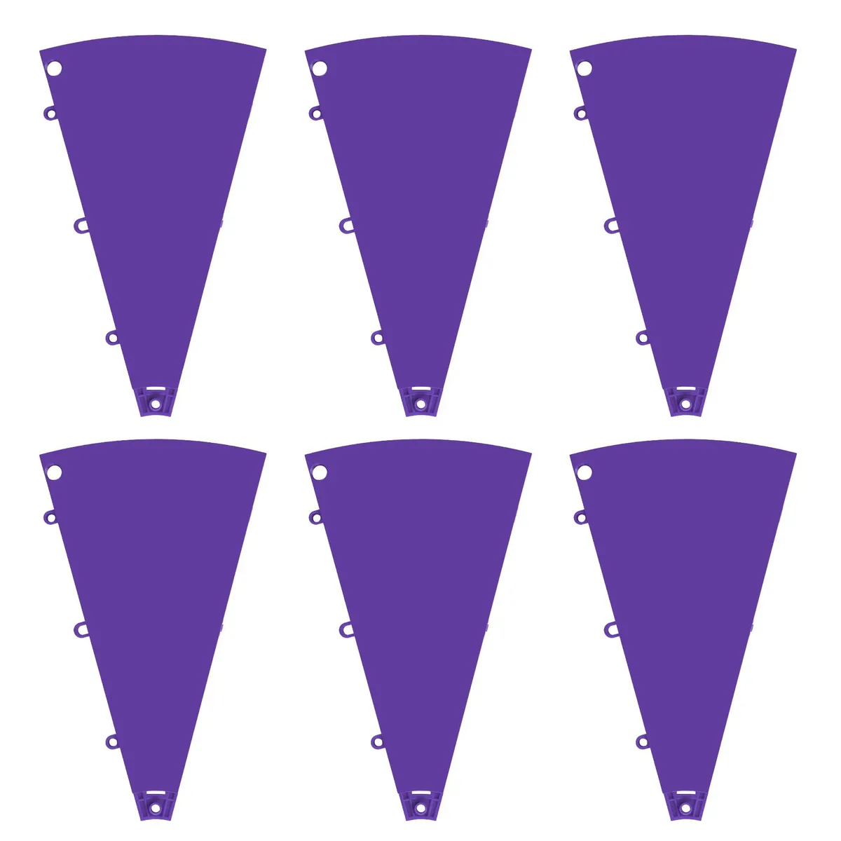 Yescom USA, Inc. Yescom USA, Inc. 35PAR009-PANEL-05 6-pack prize wheel panels dry-erase purple 24" modular — product photo