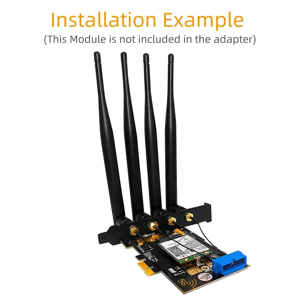 aimeilai aimeilai M.2 B-Key 5G WWAN Adapter Dual Bus USB3.0 PCIe — product photo