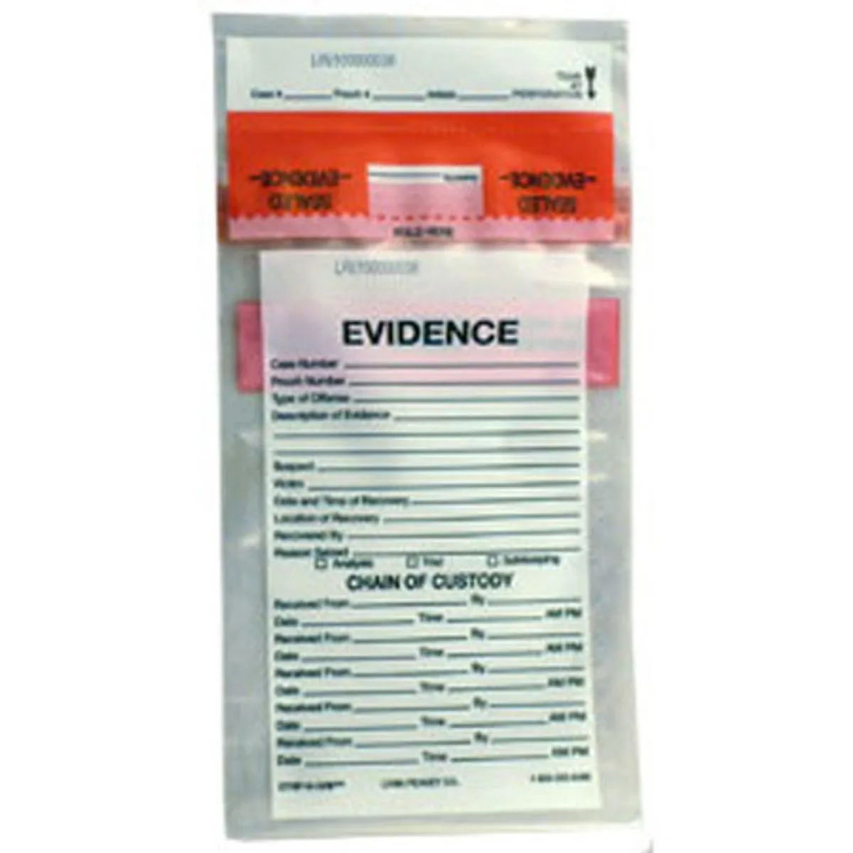 Lynn Peavey Lynn Peavey Strip-n-Grip Evidence Pouches 100 Pack 7708 — product photo