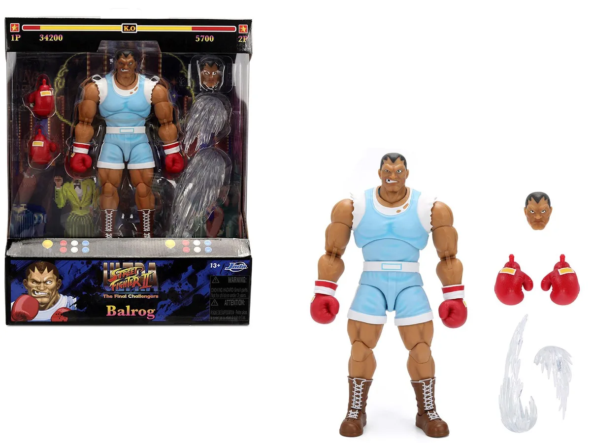 Jada Jada Balrog 6.5" Moveable Figure Ultra Street Fighter II 2017 — product photo
