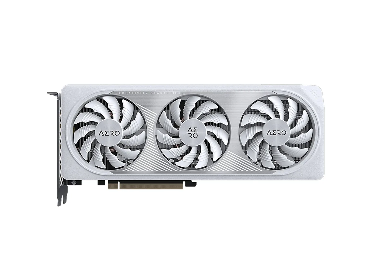 GIGABYTE GIGABYTE GV-N4060AERO OC-8GD GeForce RTX 4060 graphics card — product photo