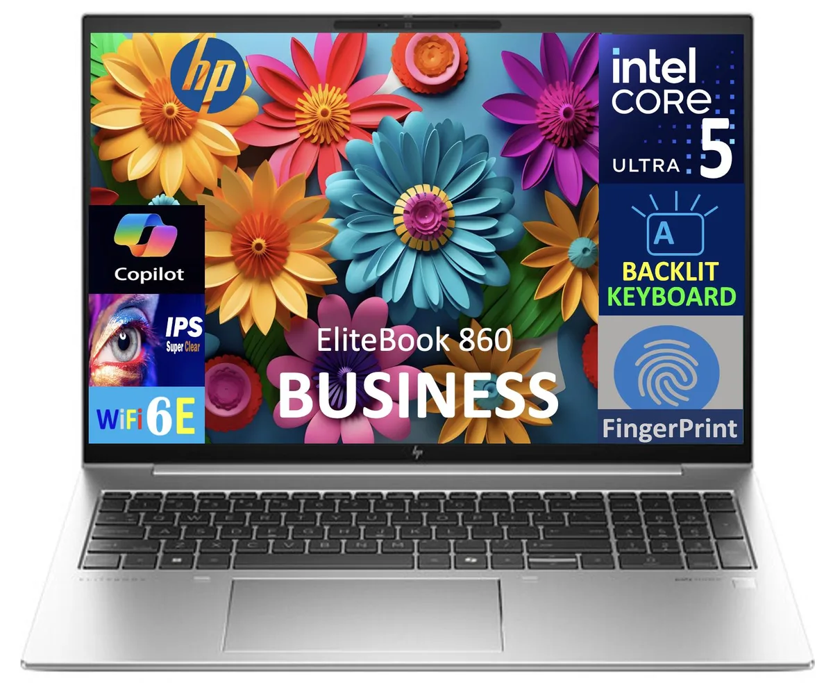 HP HP EliteBook 860 16.0 laptop Ultra 5-135U 16GB DDR5 512GB — product photo