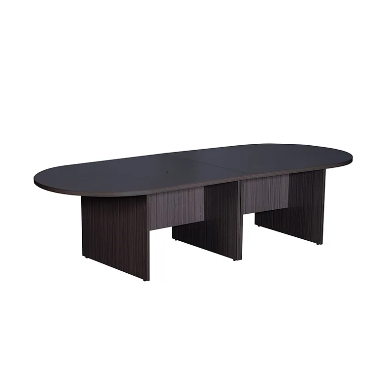 BOSS Office Products BOSS Office Products N137-DW 10ft Racetrack Conference Table Driftwood 49in Deep 29.50in High — product photo