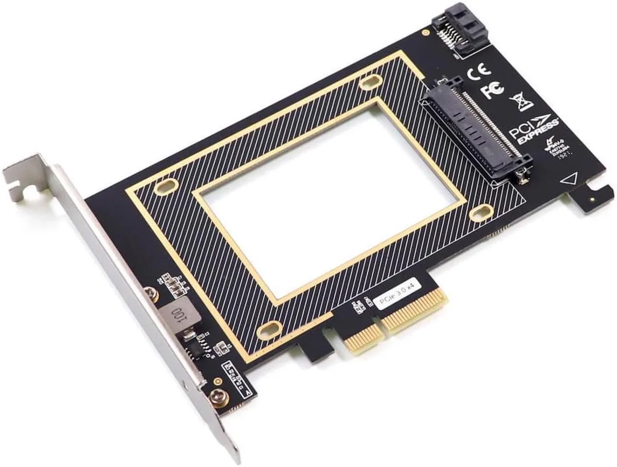 Vszerda Vszerda PCIe x16 to U.2 SFF-8639 NVMe/SAS/SATA Adapter — product photo