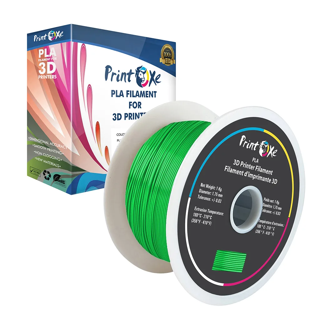 PrintOxe PrintOxe Apple Green PLA Filament 1.75mm 1Kg — product photo