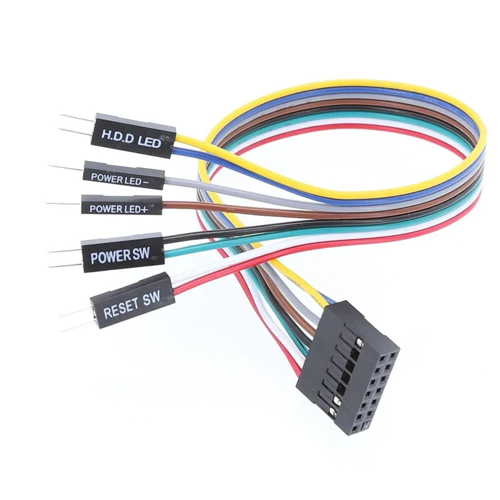 HETAI Digital Technology Co.,Ltd HETAI Digital Technology Co.,Ltd 14P to 2P DuPont adapter cable 20cm — product photo