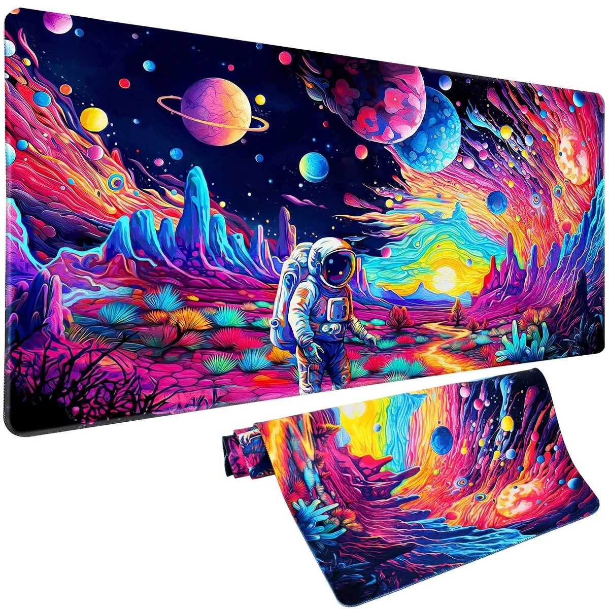  Keychron Mouse Pad Cyberpunk Astronaut 31.5 x 11.8 in — product photo