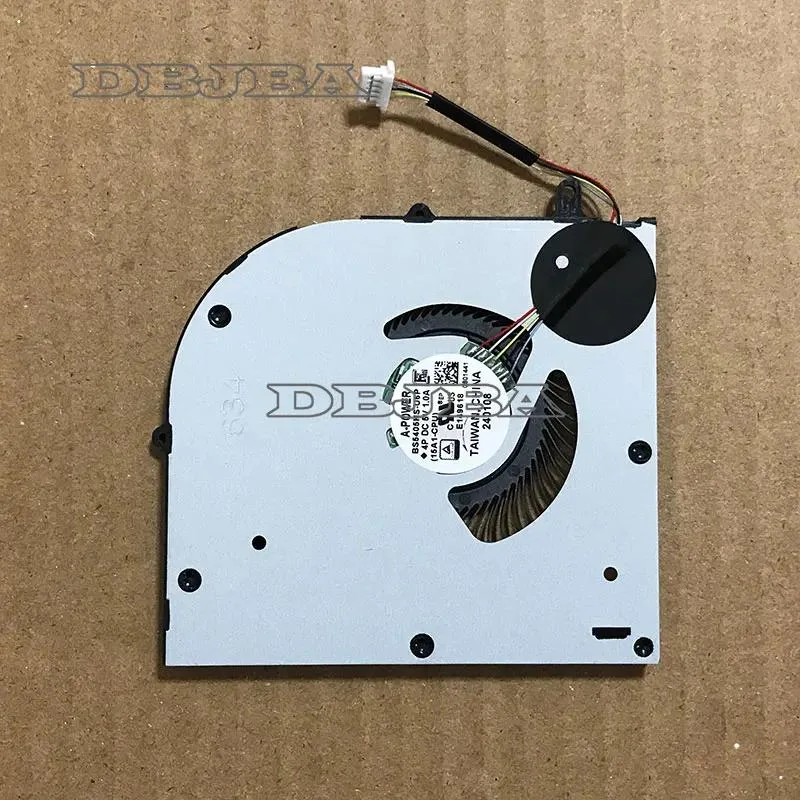 DBTLAP CPU cooling fan for MSI laptop, black plastic housing with wire connector