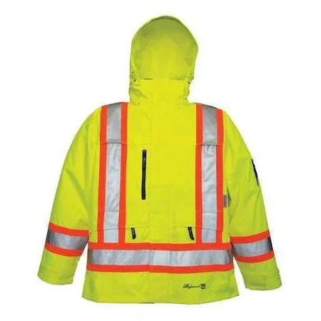 Viking Viking 3930JG-XL Rain Jacket XL Yellow/Green 300 Denier Rip-Stop Class 3 — product photo