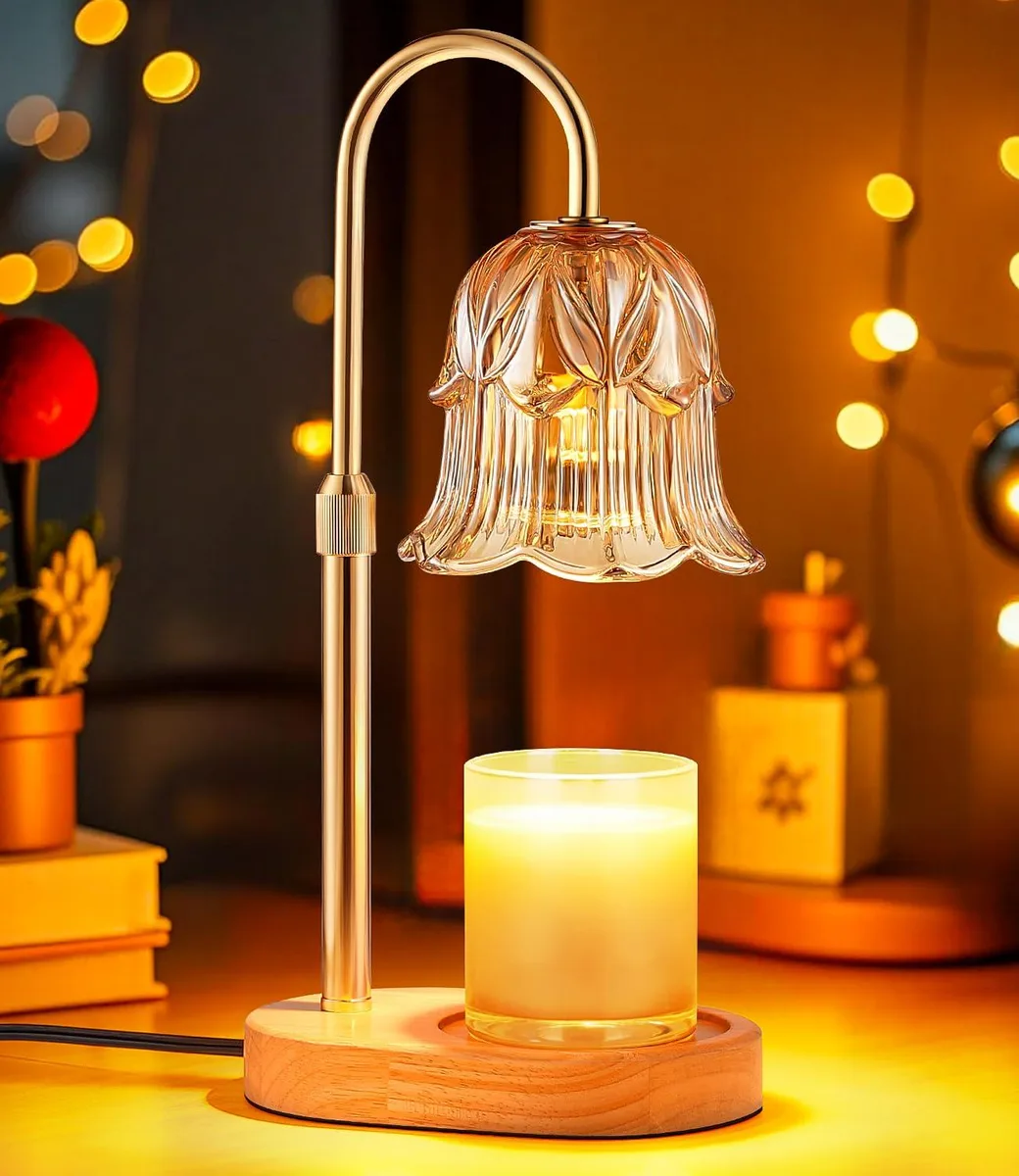 Pfxud SY-RLD03 50 W candle warmer light fixture 6.69 x 4.65 x 9.8 in — product photo