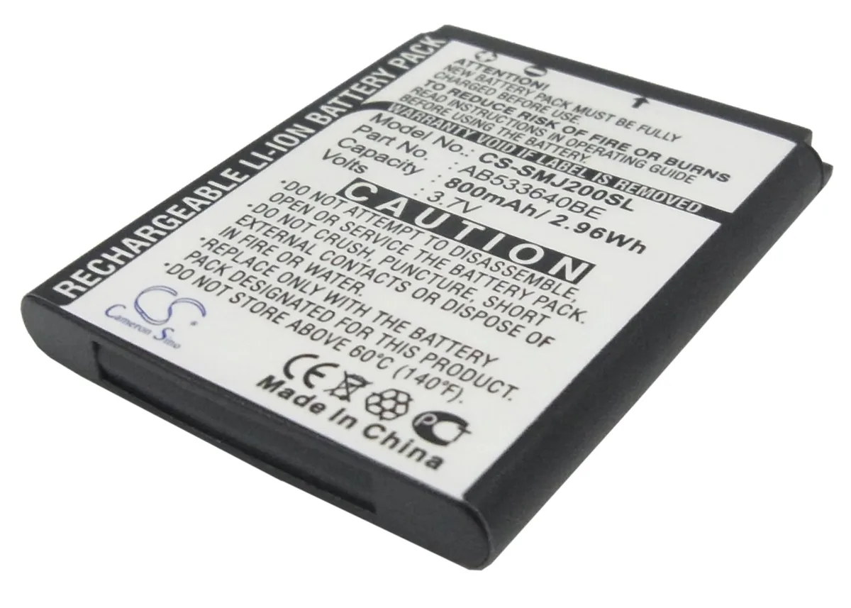 Cameron &amp; Co Cameron &amp; Co DS-CS-SMJ200SL cell phone battery 3.7V 800mAh — product photo