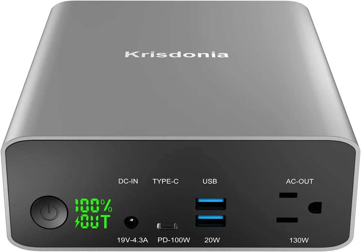 BFKK BFKK 296Wh 80000mAh Power Bank 110V 130W AC PD 100W USB-C 2 QC3.0 — product photo