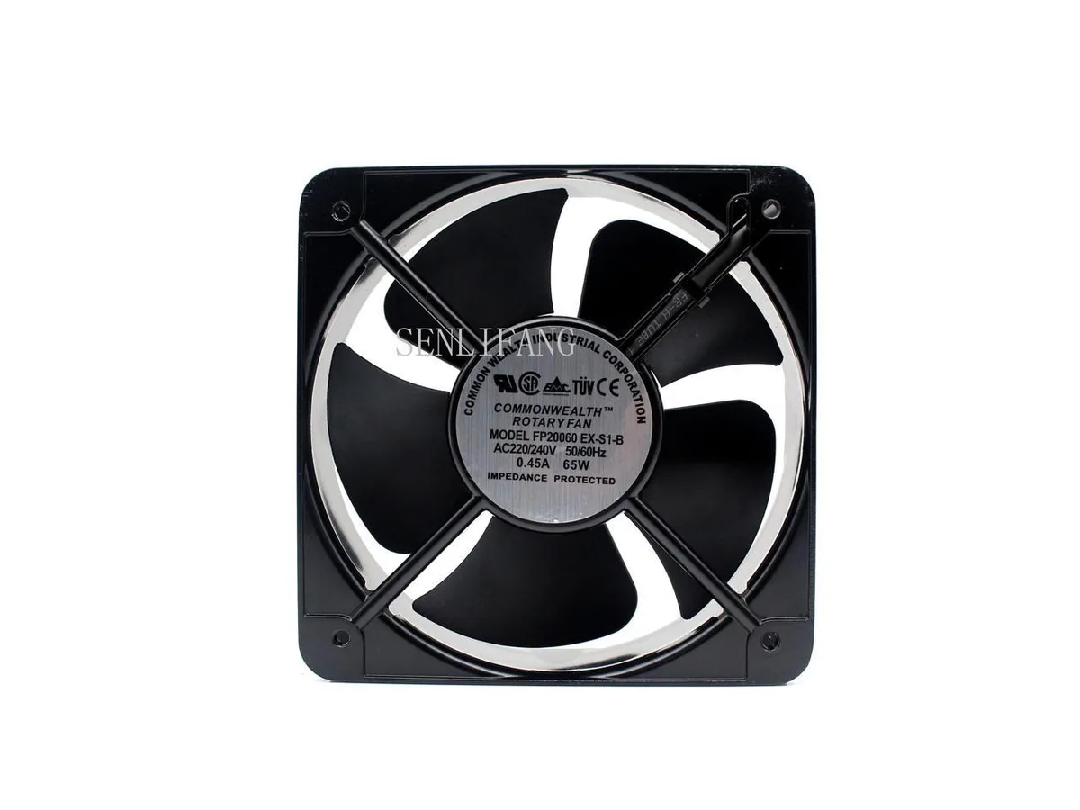 Fans Fans FP20060EX-S1-B 200x200x60 mm 220 V AC Double Ball Bearing Case Fan — product photo