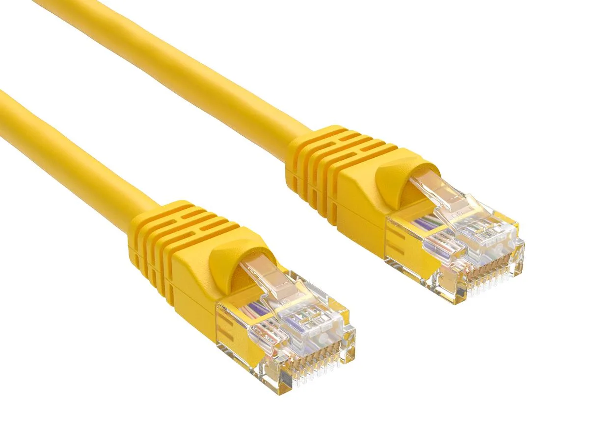 Cable Leader Cable Leader 25ft Cat6 Ethernet Cable Yellow 24AWG 550MHz — product photo