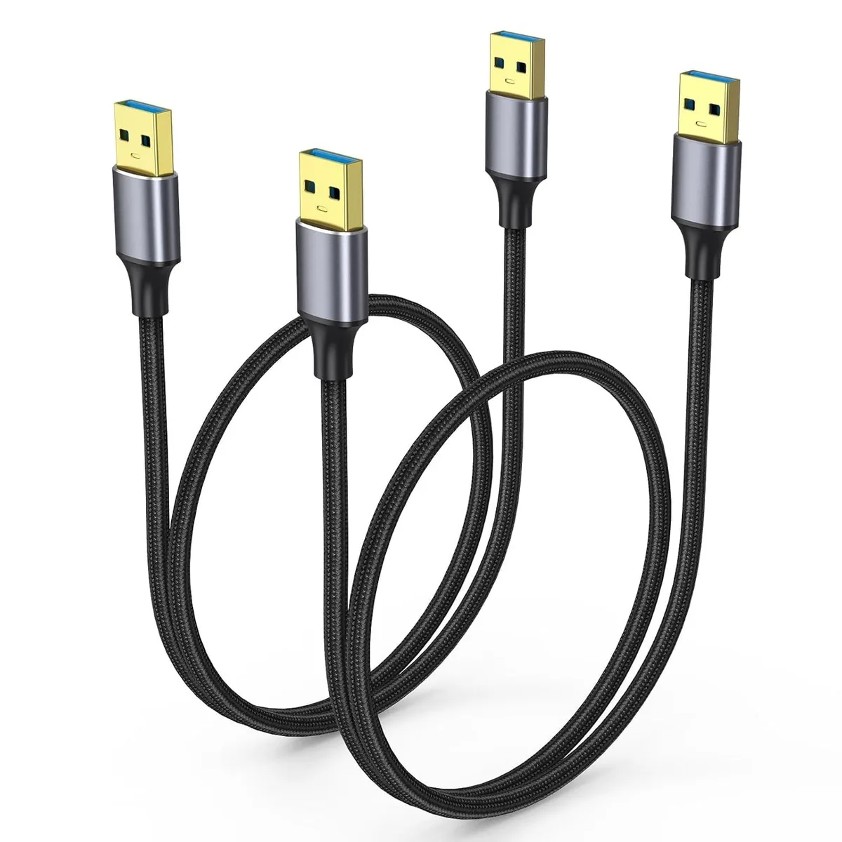 miqpower miqpower USB 3.0 A-to-A Cable 2ft 2-Pack — product photo