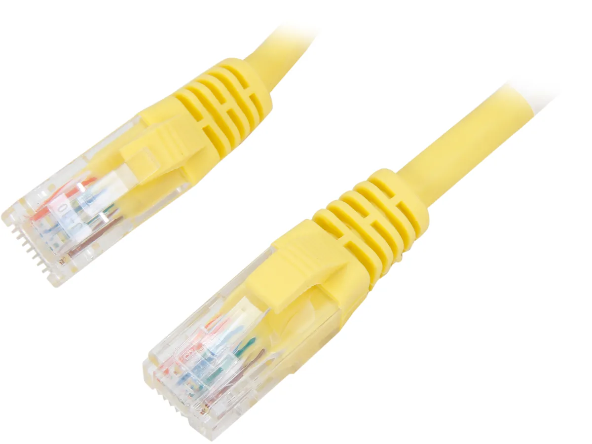 Cables To Go Cables To Go 15221 Cat5e network ethernet cable yellow 3 ft — product photo
