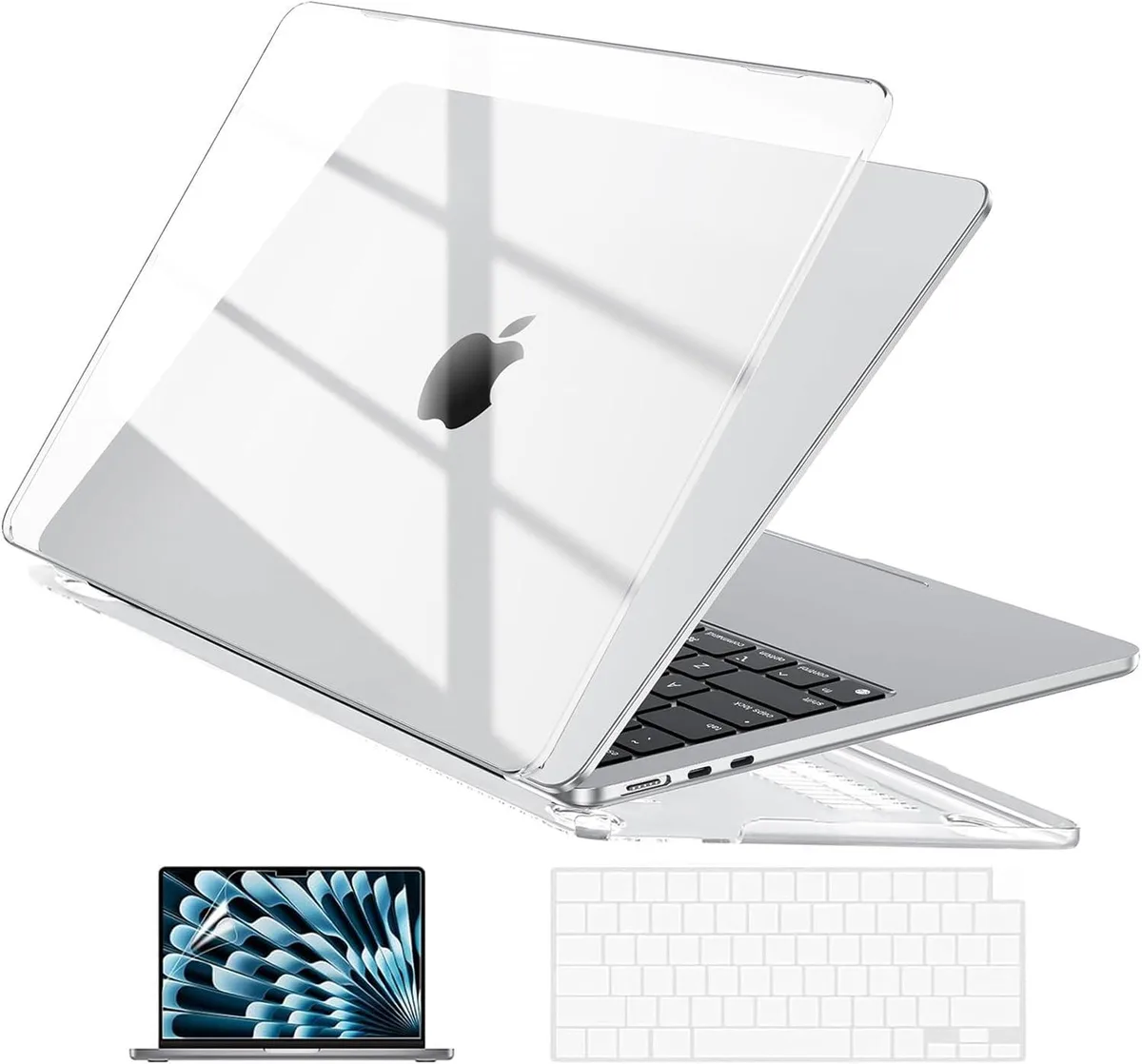  EooCoo Hard Shell Laptop Case 13.6 inch Gloss Clear — product photo
