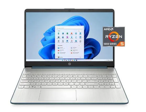 HP HP 15.6" Laptop Ryzen 5 5500U 8GB 256GB Spruce Blue — product photo
