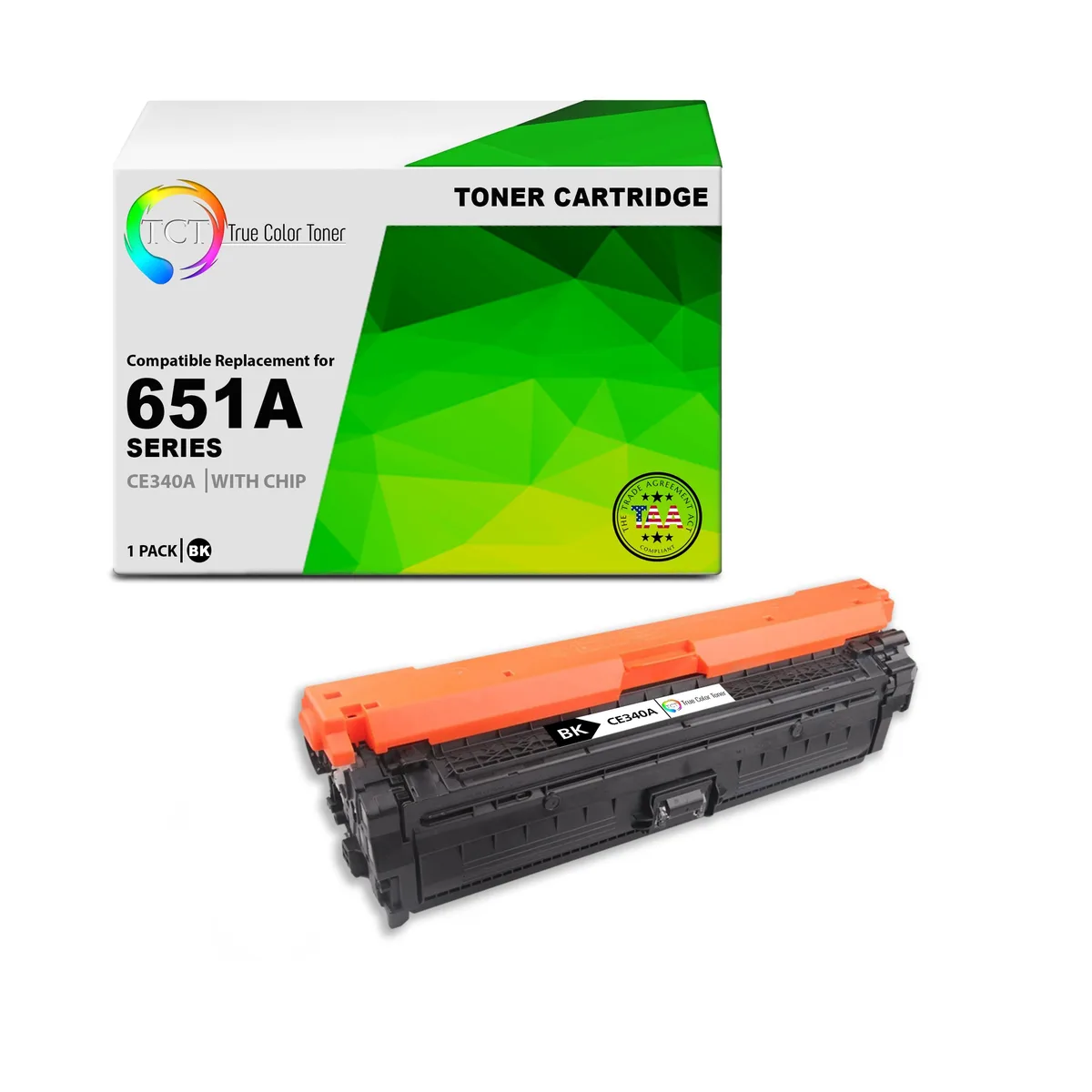 True Color Toner True Color Toner CE340A Black 13500 Pages Toner Cartridge — product photo